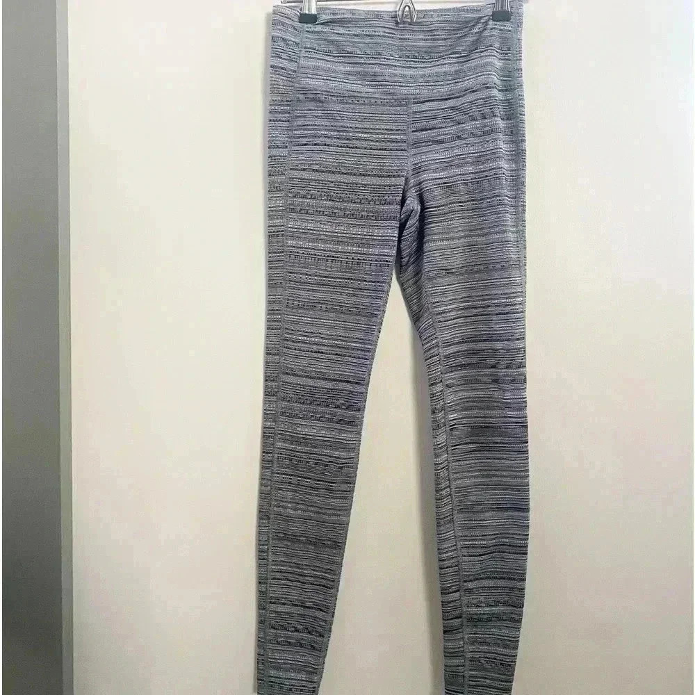 Athleta full length‎ striped printed leggings small